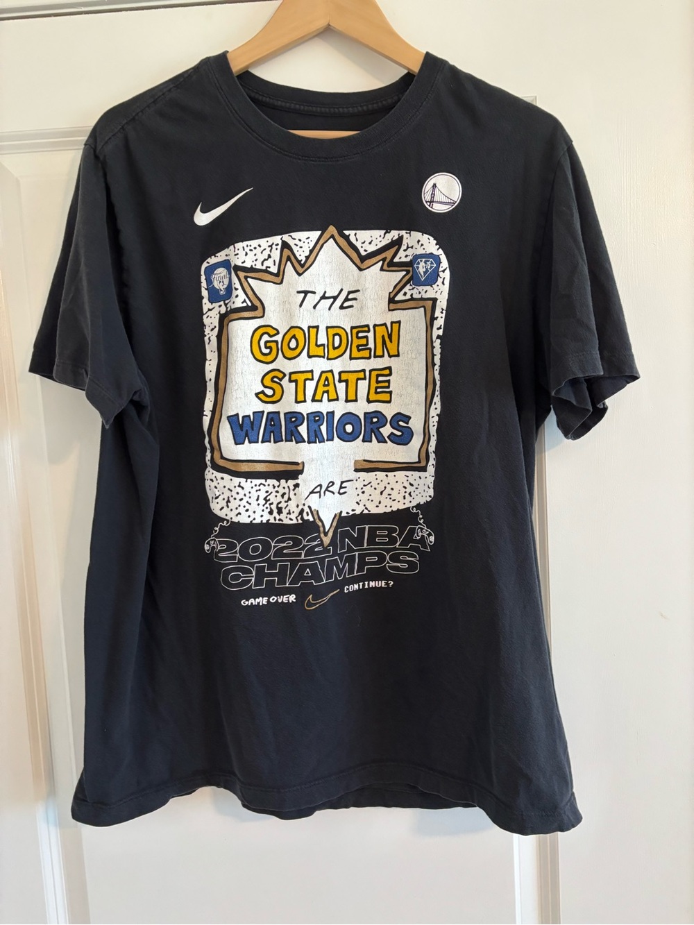 Mens Golden State Warriors 2022 NBA Champs Nike T-Shirt Size XL